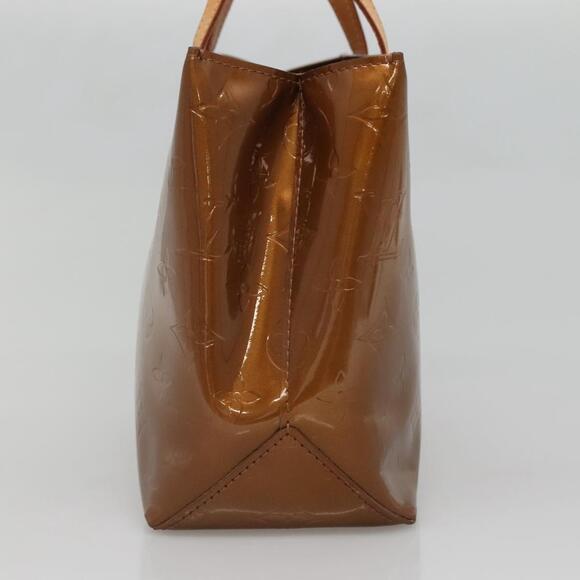 LOUIS VUITTON Monogram Vernis Reade PM Hand Bag Bronze M91146 - Picture 4 of 16